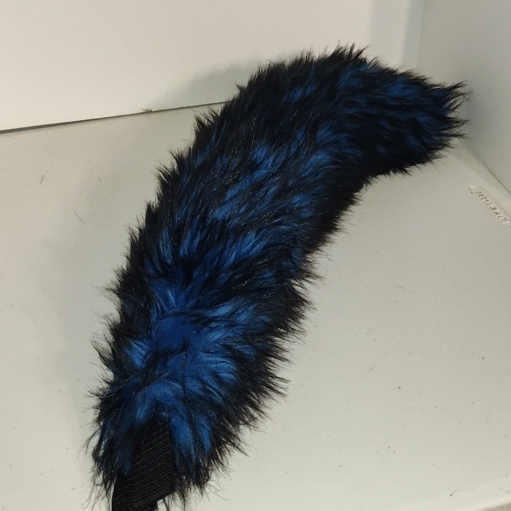 Pawstar Cosplay Fox Tail black and blue